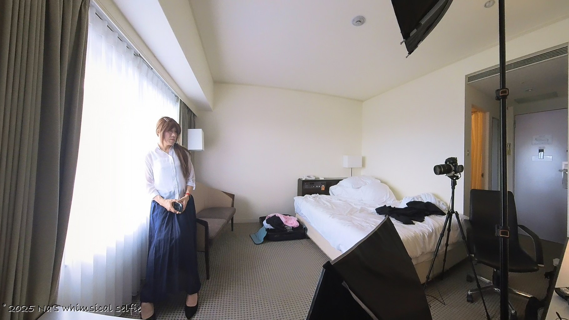 Insta360 X3で撮った撮影中の様子、気もそぞろ。。。