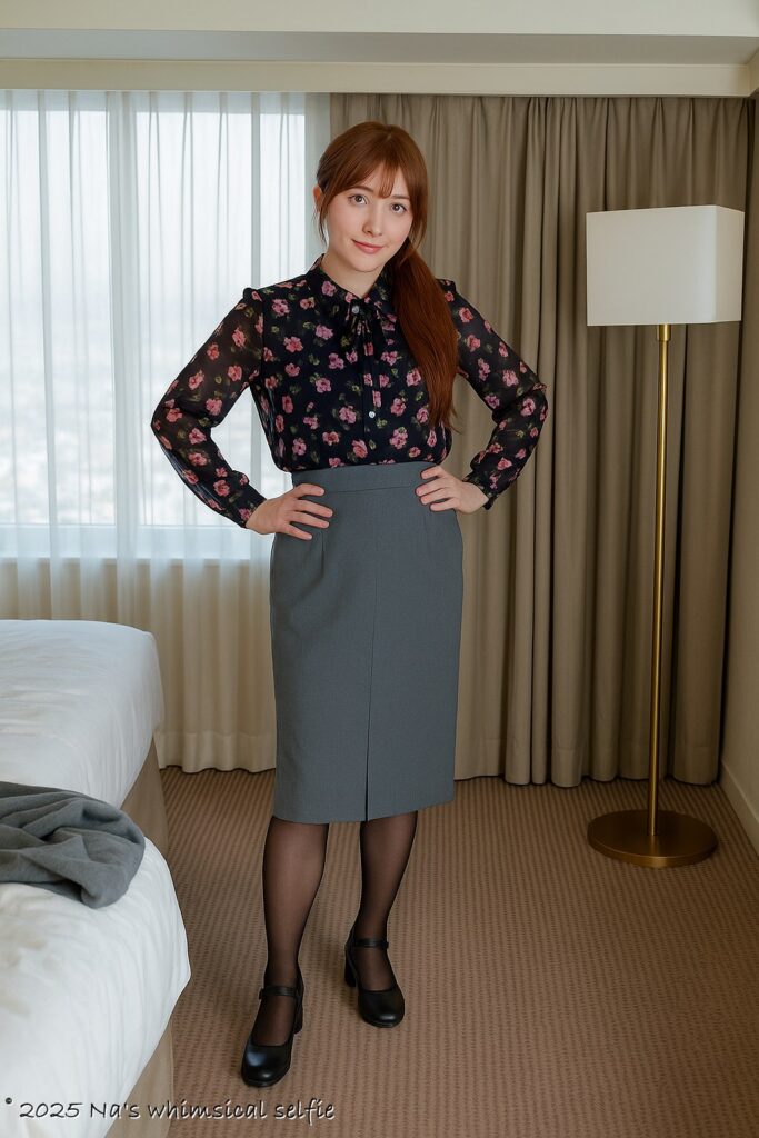 chatGPTが右側のスタンドライトを復活させてモデルさんも可愛くなったけどほとんど別の写真になった