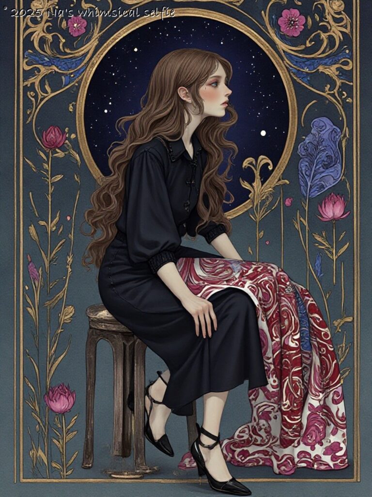 Photo Directorで自撮り写真をタロットカード風変換