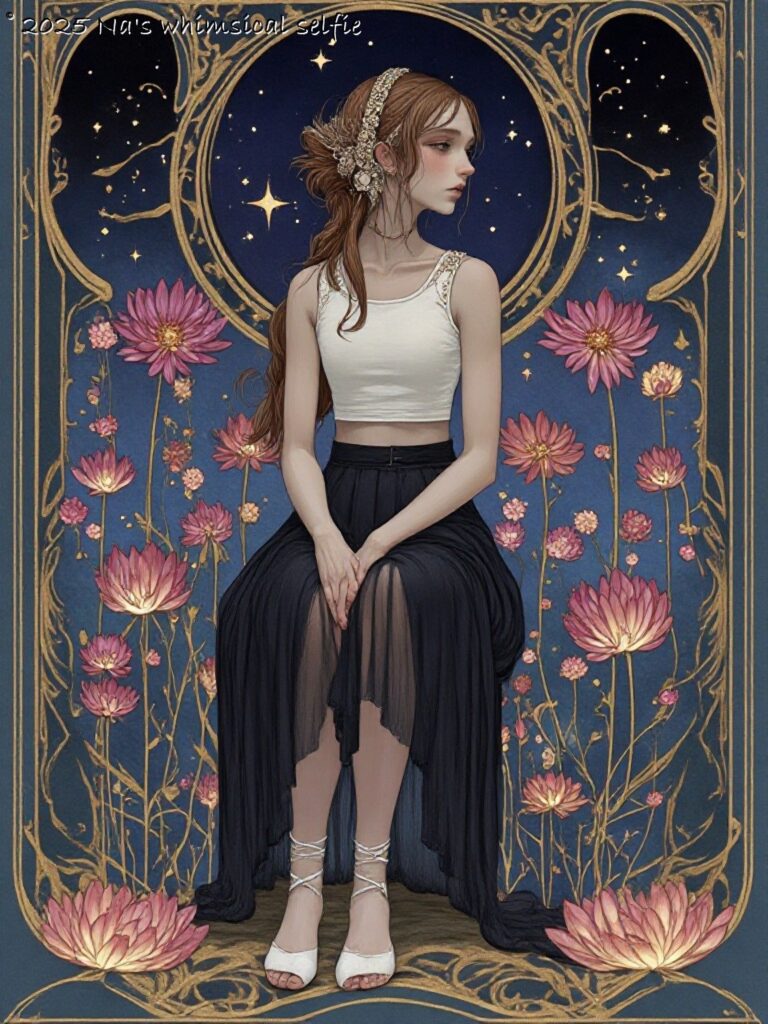 Photo Directorで自撮り写真をタロットカード風変換