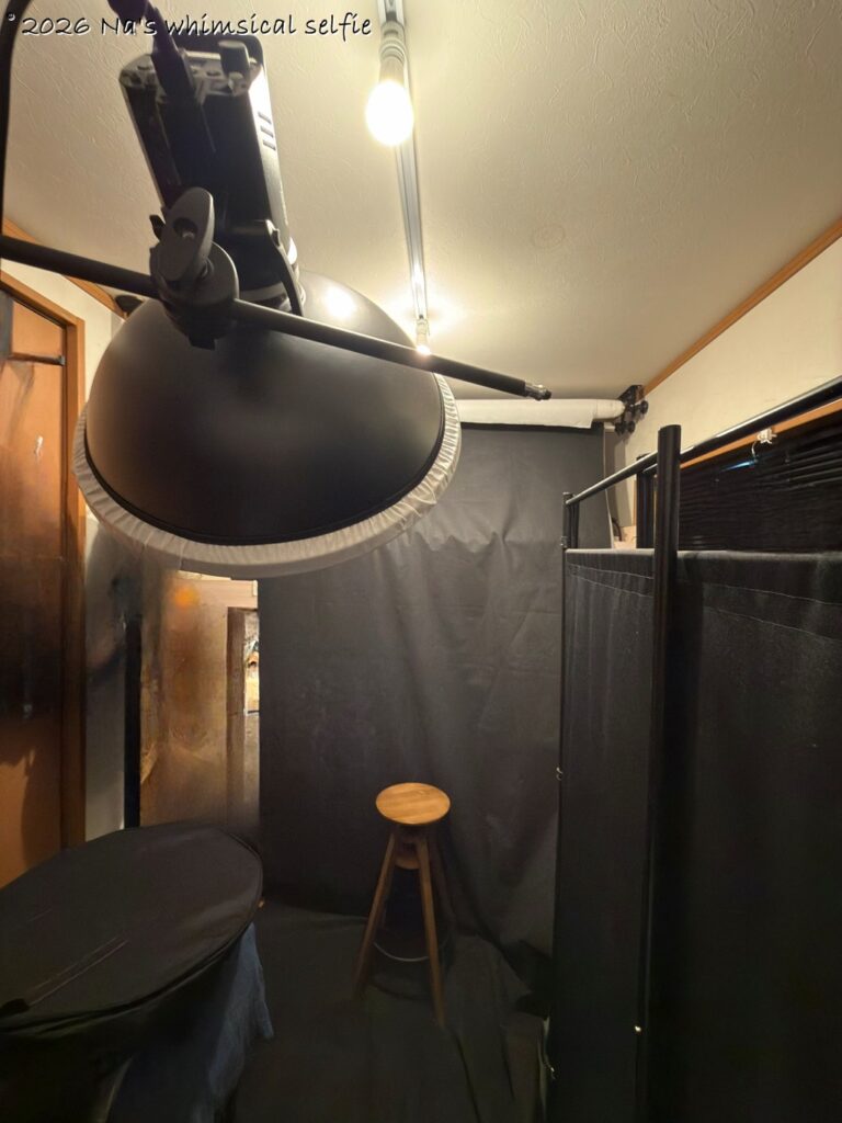 おうちスタジオ(カメラ側から)