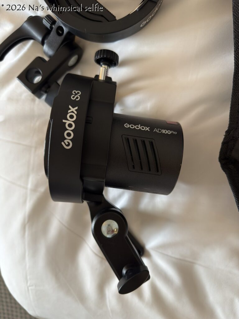 GODOX S3ブラケット+GODOX AD100pro